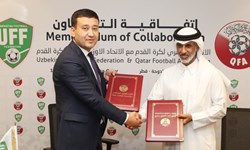 امضا یادداشت تفاهم توسط فدراسیون ازبکستان و قطر