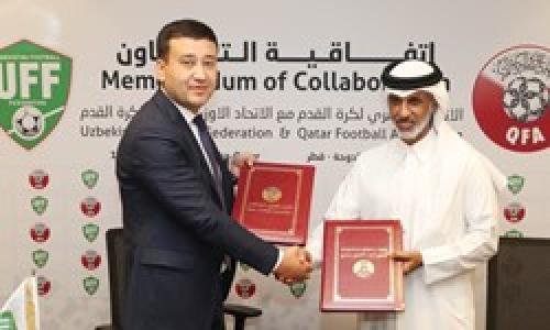 امضا یادداشت تفاهم توسط فدراسیون ازبکستان و قطر