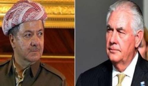  تماس تلفنی «تیلرسون» با «مسعود بارزانی»