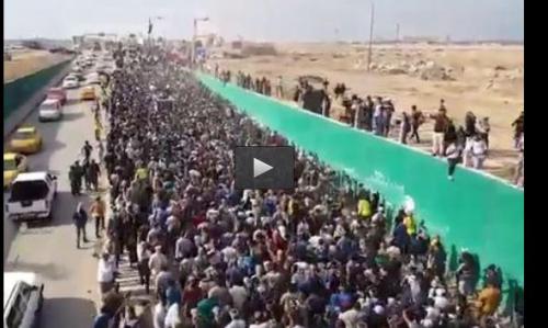 فیلم/ بزرگترین کاروان پیاده روی اربعین