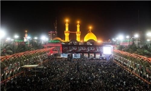 هم نوایی زائران امام هشتم(ع) با کاروان اربعین