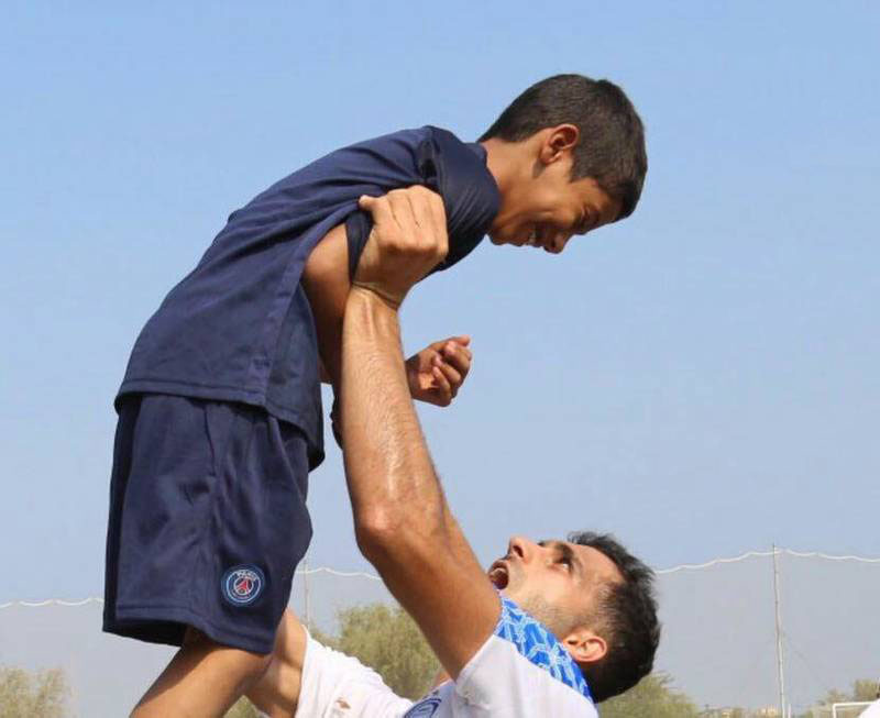  عکس/ برادر مهدی قائدی در تمرین استقلال
