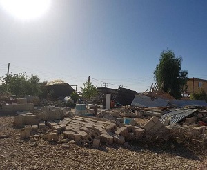  عکس/ ویرانی روستای تپانی در سرپل ذهاب