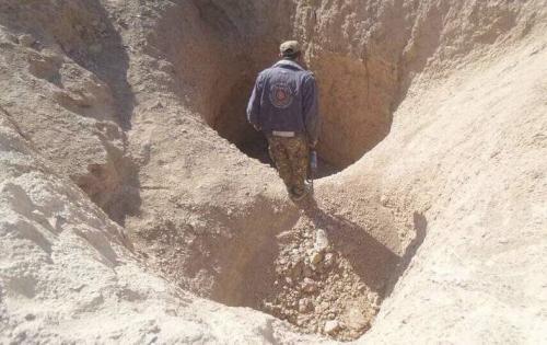  کشف گور دسته‌جمعی در منطقه نفتی +عکس