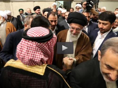  فیلم/ گفتگوی صمیمانه رهبر انقلاب با میهمانانش