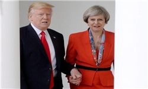  گاف توئیتری ترامپ در پاسخ به «ترزا می»