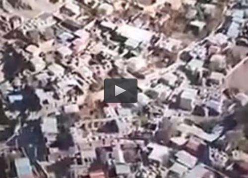 فیلم/تصاویر هوایی از هجدک کرمان پس از زلزله