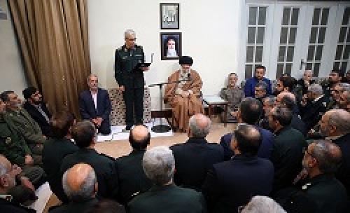 عکس/دیدار رهبر برگزیدگان جشنواره مالک اشتر