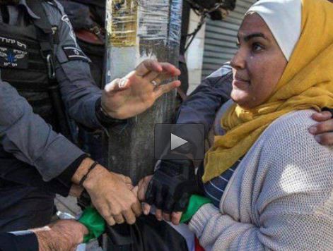  فیلم/وحشیگری اسرائیلی‌ها برسر دختر فلسطینی