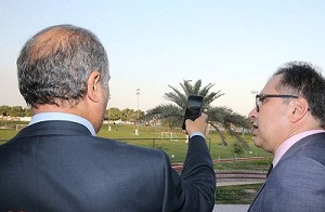  عکس/ وقتی تاج مجذوب امکانات قطری‌ها شد