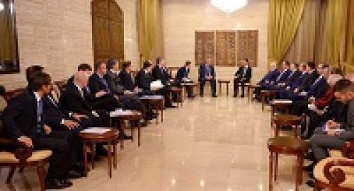  عکس/دیدار معاون نخست وزیر روسیه با بشار اسد