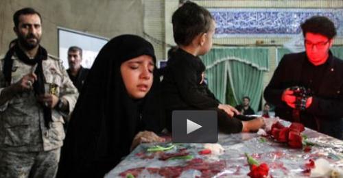  فیلم/ وداع جانسوز با شهید قره‌محمدی