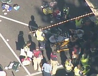  عکس/ حمله خودرو به عابران پیاده در ملبورن