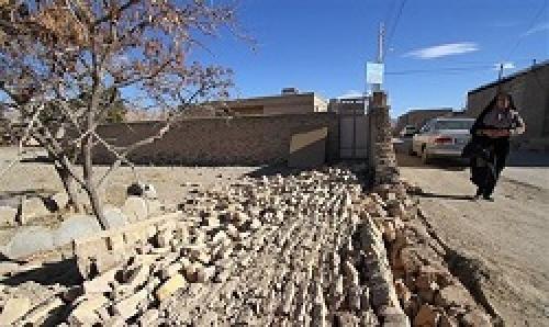 عکس/خسارات زلزله شهرستان کوهبنان