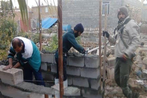  عکس/ خدمات سپاه خوزستان به زلزله زدگان کرمانشاه