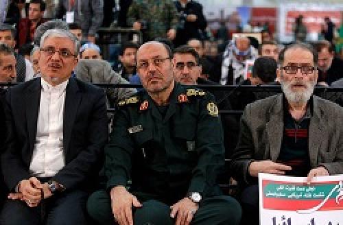 عکس/سردار دهقان در مراسم بزرگداشت ۹ دی