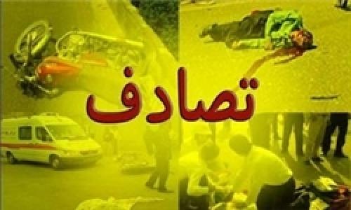 سقوط یک دستگاه سواری پیکان در چهارمحال و بختیاری