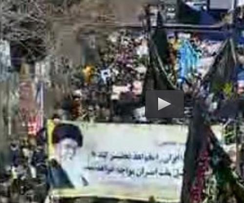  فیلم/ خروش مردم بیرجند علیه اغتشاشگران