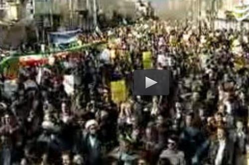  فیلم/ تظاهرات مردم یاسوج علیه اغتشاشگران