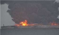 سومین روز متوالی سوختن نفتکش ایرانی