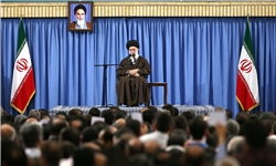 دیدار مردم قم با رهبر انقلاب