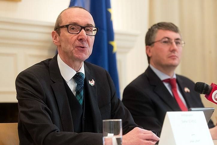  عکس/ نشست خبری سفیر اتریش در تهران