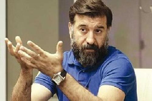 عکس یادگاری علی انصاریان با جانی دپ