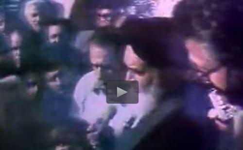  فیلم/ سخنان امام در نوفل‌لوشاتو بعد از فرار شاه