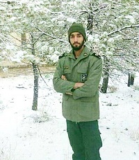  عکس یادگاری شهید حججی در برف
