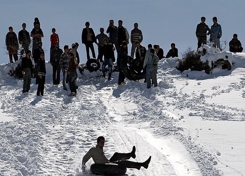 برف بازی پس از یک دوره خشکسالی