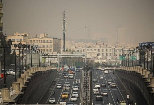  عکس/ آلودگی هوا گریبان تهران را گرفت