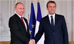  گپ ماکرون و پوتین درباره تحولات سوریه