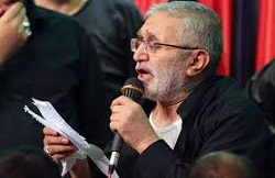 فیلم/ مداحی حاج منصور در شب اول فاطمیه