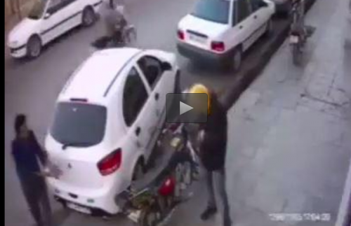 فیلم/ قتل به خاطر جای پارک ماشین در داراب