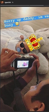  تصویری جالب از گوچی و فرزندش