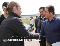  عکس/ تحویل رزومه آکادمی استقلال به شفر