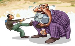 کاریکاتور/ اعتماد مردم با اعاده‌اموال‌نامشروع‌مسئولان بازمی‌گردد 