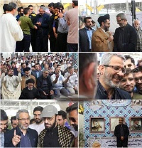  عکس/ سردار غیب‌پرور در اعتکاف 