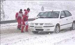 بارش برف و باران در هراز، کندوان، رشت و شیراز/ چالوس و فیروزکوه دارای مه گرفتگی