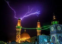  تصویری زیبا از رعد و برق در بین الحرمین