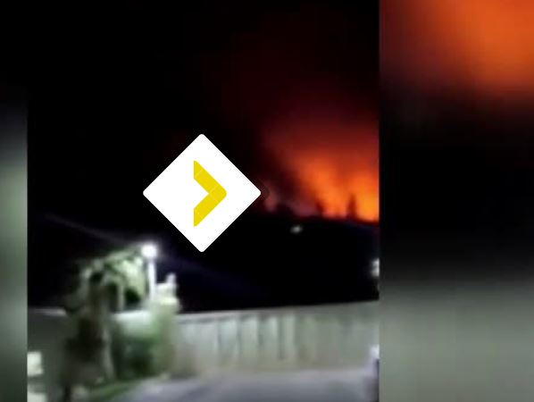 فیلم/ لحظه حمله هوایی رژیم صهیونیستی به حومه دمشق 