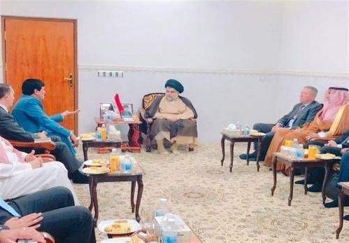 دیدار سفیر عربستان با مقتدی صدر 