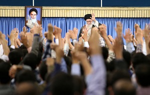 دیدار رمضانی مسئولان و کارگزاران نظام با رهبر انقلاب