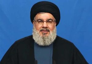  آغاز سخنرانی سیدحسن نصرالله