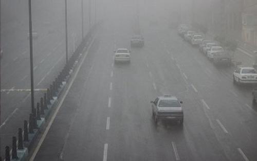 مه گرفتگی در استان های شمالی/ترافیک در آزادراه کرج