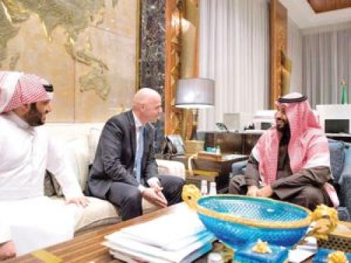  ملاقات رئیس فیفا با بدل بن‌سلمان؟