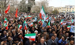 عکس/ فرزند ارشد رهبر انقلاب در راهپیمایی روز قدس