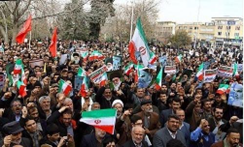 عکس/ فرزند ارشد رهبر انقلاب در راهپیمایی روز قدس