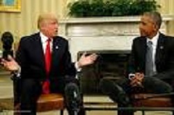  پیام ترامپ به اوباما درباره کره شمالی