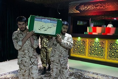 عکس/ مراسم وداع با شهید "مصطفی یعقوبی"